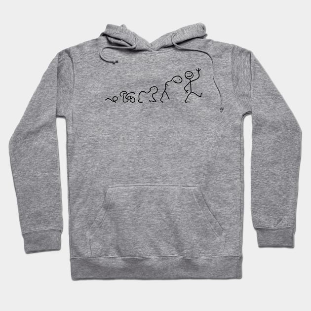 Evolution Line Hoodie by schlag.art